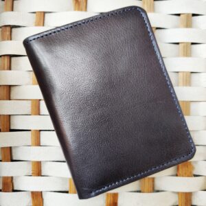 Men's Leather wallet Genuine Cowhide Leather HS-SJ4M- Blue