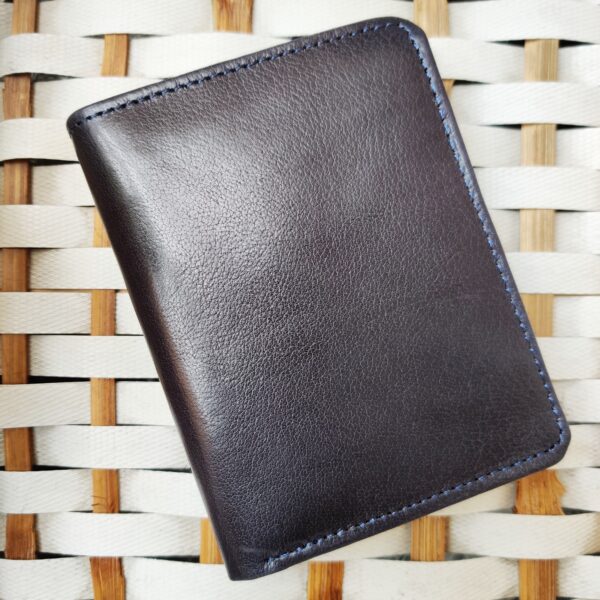 Men's Leather wallet Genuine Cowhide Leather HS-SJ4M- Blue