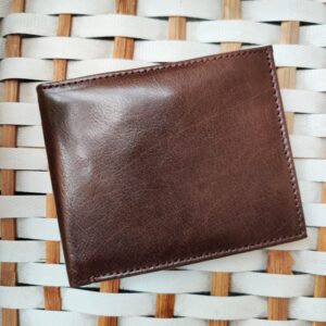 Men's Leather wallet Genuine Cowhide Leather HS-BZ4 Brown