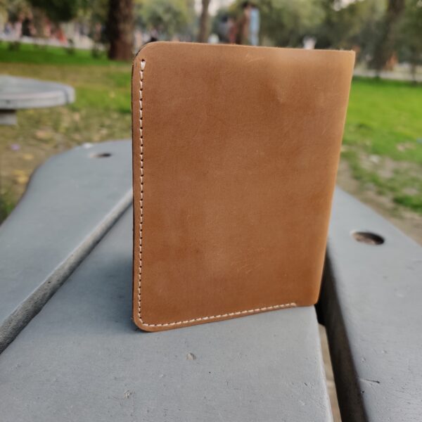 Handcrafted Crazy Horse Leather Bifold Wallet HS-W4 - Image 7
