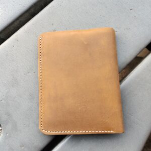 Handcrafted Crazy Horse Leather Bifold Wallet HS-W4