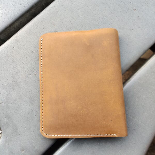Handcrafted Crazy Horse Leather Bifold Wallet HS-W4