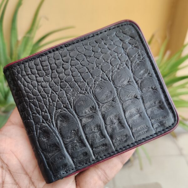 Genuine Crocodile Leather Wallet Bifold HS-UP - Image 7
