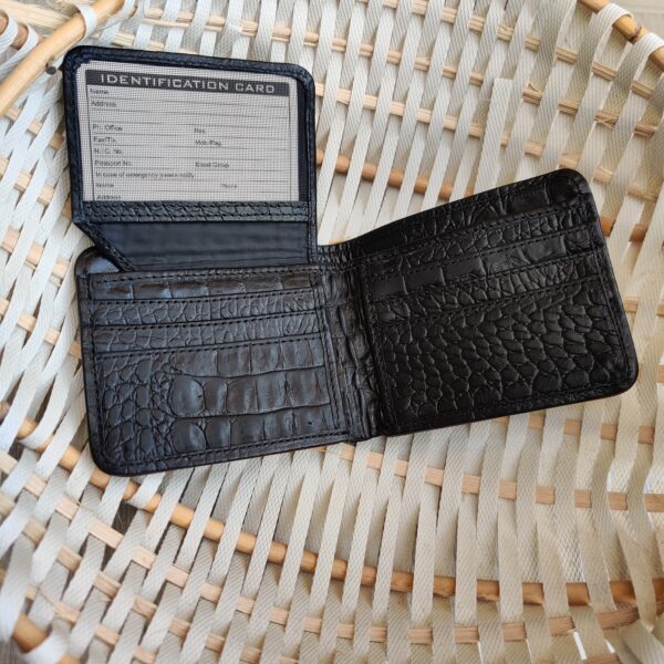 Genuine Crocodile Leather Wallet Bifold HS-UP - Image 3
