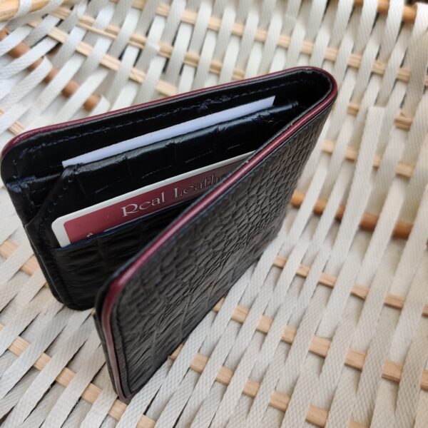 Genuine Crocodile Leather Wallet Bifold HS-UP - Image 6